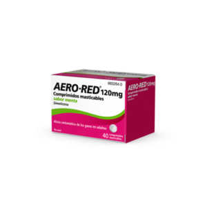 AERO RED 120 MG 40 COMPRIMIDOS MASTICABLES (SABOR MENTA)