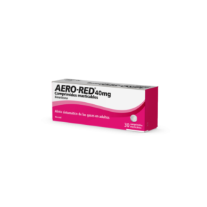 AERO RED 40 MG 30 COMPRIMIDOS MASTICABLES