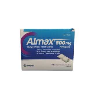 ALMAX 500 MG 54 COMPRIMIDOS MASTICABLES