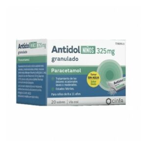 ANTIDOL NIÑOS 325 MG 20 SOBRES GRANULADO ORAL