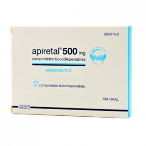 APIRETAL 500 MG 24 COMPRIMIDOS BUCODISPERSABLES