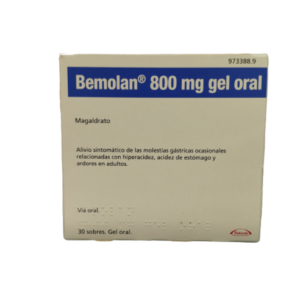 BEMOLAN 800 MG 30 SOBRES GEL ORAL