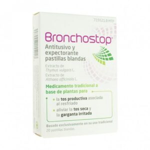 BRONCHOSTOP ANTITUSIVO Y EXPECTORANTE 20 PASTILLAS BLANDAS