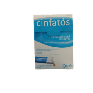 CINFATOS 15 MG 18 SOBRES SOLUCION ORAL