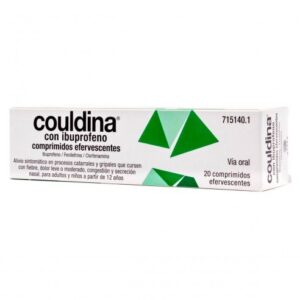 COULDINA CON IBUPROFENO 400 MG/2 MG/7,5 MG 20 COMPRIMIDOS EFERVESCENTES