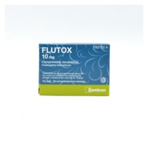 FLUTOX 10 MG 20 COMPRIMIDOS RECUBIERTOS