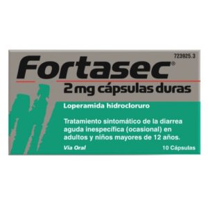 FORTASEC 2 MG 10 CAPSULAS