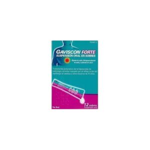 GAVISCON FORTE 12 SOBRES SUSPENSION ORAL 10 ML