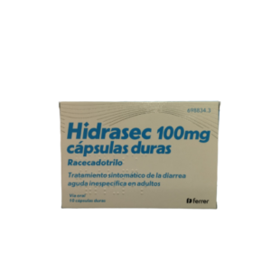 HIDRASEC 100 MG 10 CAPSULAS