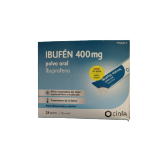 IBUFEN 400 MG 24 SOBRES POLVO ORAL