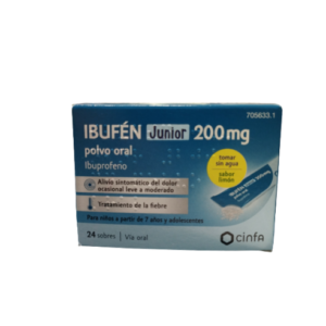 IBUFEN JUNIOR 200 MG 24 SOBRES POLVO ORAL