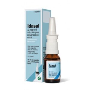 IDASAL 1 MG/ML SOLUCION PARA PULVERIZACION NASAL 1 FRASCO 15 ML