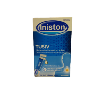 INISTON TUSIV 15 MG 20 SOBRES SOLUCION ORAL 5 ML