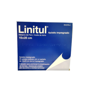 LINITUL 20 APOSITOS IMPREGNADOS 15 X 25 CM