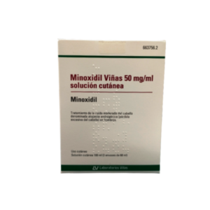 MINOXIDIL VIÑAS 50 MG/ML SOLUCION CUTANEA 3 FRASCOS 60 ML