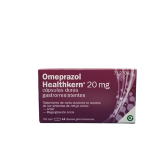 OMEPRAZOL HEALTHKERN 20 MG 14 CAPSULAS GASTRORRESISTENTES (BLISTER)