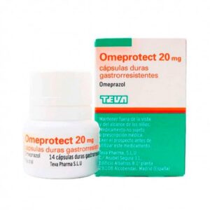 OMEPROTECT 20 MG 14 CAPSULAS GASTRORRESISTENTES (FRASCO)