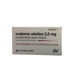 ORALSONE ADULTOS 2,5 MG 12 COMPRIMIDOS PARA CHUPAR