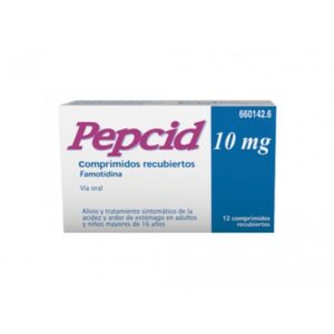 PEPCID 10 MG 12 COMPRIMIDOS RECUBIERTOS