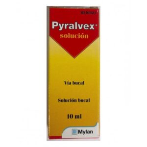 PYRALVEX 10 MG/ML  50 MG/ML SOLUCION BUCAL 1 FRASCO 10 ML