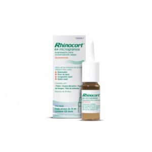 RHINOCORT 64 MICROGRAMOS/PULVERIZACION SUSPENSION PARA PULVERIZACION NASAL 1 ENVASE 120…
