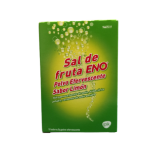 SAL DE FRUTA ENO 5 G 10 SOBRES POLVO EFERVESCENTE (SABOR LIMON)