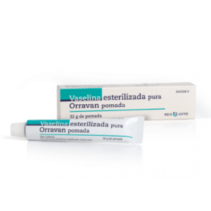 VASELINA ESTERILIZADA PURA ORRAVAN POMADA 1 TUBO 18 G