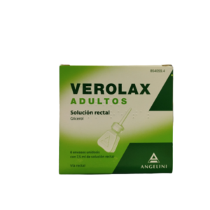 VEROLAX ADULTOS 5,4 ML SOLUCION RECTAL 6 ENEMAS 7,5 ML