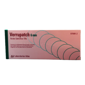 VERRUPATCH 3,75 MG 20 APOSITOS IMPREGNADOS 6 MM